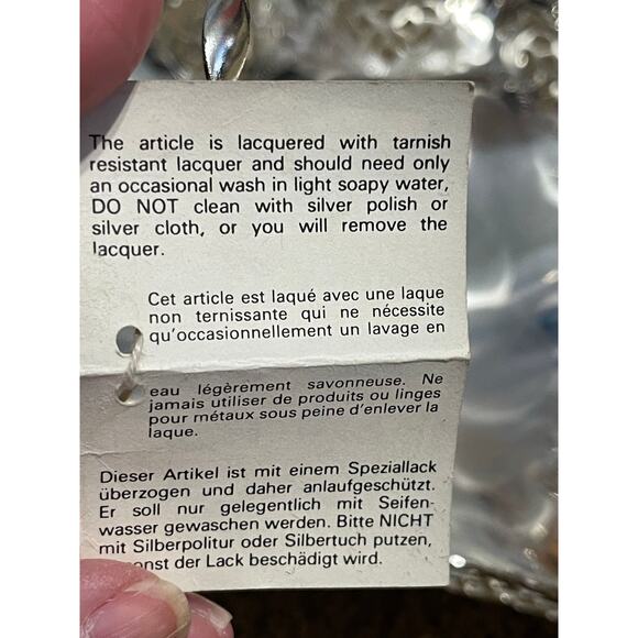 Vintage Queen Anne Silver Plated Footed Oval Serving Basket Moveable Handle NEW - Picture 11 of 13